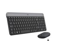 Logitech MK470 Slim Wireless Keyboard & Mouse Combo, QWERTZ German Layout - Blac