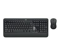 Logitech MK540 Combo Advanced Clavier et Souris Sans Fil pour Windows, Clavier Allemand QWERTZ - Noir