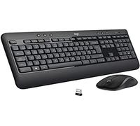 Logitech MK540 Combo Clavier et Souris Sans Fil, Clavier QWERTY Italien - Noir