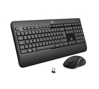 Logitech MK540 Combo Clavier Souris, Clavier QWERTY Anglais - Noir