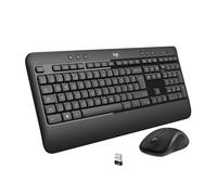 Pack 2en1 (Clavier/Souris) sans fil Logitech Advanced Wireless Combo MK540 (Noir)