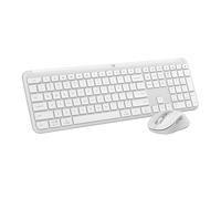 Ensemble Clavier Souris - Sans fil - Logitech - MK950 Signature - AZERTY - Blanc