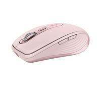 Logitech MX Anywhere 3, Souris Compacte, sans Fil, Défilement Magnétique, Toute Surface, Capteur 4 000 PPP, Boutons Personnalisables, USB-C, Bluetooth, Apple Mac, iPad, Windows, Rose
