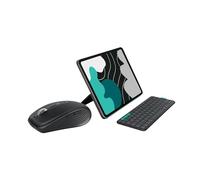Logitech MX Anywhere 3S + Flip Folio (Graphite) | Souris sans fil silencieuse, étui clavier pour iPad Pro 13 (M4) et iPad Air 13 (M2/M3) (2024, 2025), Clavier FRA AZERTY