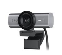 Logitech MX Brio Webcam de Collaboration et Streaming 4K Ultra HD, 1080p à 60 IPS, 2 micros avec réduction de Bruit, Show Mode, USB-C, Cache pour Webcam, Microsoft Teams, Zoom, Google Meet, Graphite