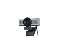 Logitech MX Brio Webcam UHD 4K avec amélioration de l'image par IA et deux microphones à formation de faisceaux pour la suppression du bruit