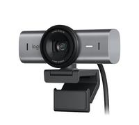 Logitech MX Brio Webcam Ultra HD 4K de Collaboration et de Streaming, 1080p à 60 fps, Double micros réduisant Le Bruit, Mode Show, USB-C, Couverture de Webcam, Fonctionne avec Microsoft Teams, Zoom,