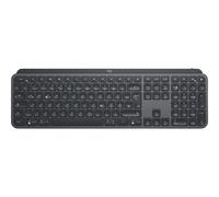 Logitech MX Keys Clavier éclairé sans fil avancé - Clavier - rétroéclairé - sans fil - Bluetooth, 2.4 GHz - QWERTZ - Allemand - graphite