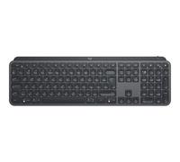 Logitech MX Keys - Clavier - rétroéclairé - sans fil - Bluetooth, 2.4 GHz - QWERTY - International US - graphite