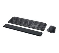 Logitech MX Keys Combo for Business - Ensemble clavier et souris - rétroéclairé - sans fil - Bluetooth LE - QWERTY - Italien - graphite G