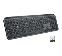 Logitech MX Keys for Business - clavier rétroéclairé sans fil, Clavier Allemand QWERTZ - Gris