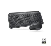 Ensemble clavier et souris Logitech MX Keys Mini Combo for Business - Ensemble clavier et souris - rétroéclairé - sans fil - Bluetooth LE - QWERTY - International US - graphite