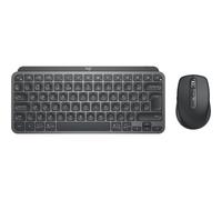 Logitech MX Keys Mini Combo for Business - Ensemble clavier et souris - rétroéclairé - sans fil - 2.4 GHz, Bluetooth LE - QWERTZ - Allemand - graphite
