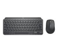 Logitech MX Keys Mini Combo for Business clavier Souris incluse RF sans fil + Bluetooth QWERTY US International Graphite