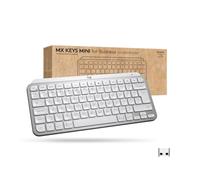 Logitech MX Keys Mini for Business - clavier rétroéclairé sans fil, Clavier US International QWERTY - Gris clair