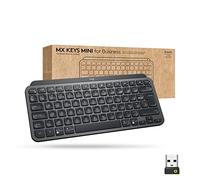 Logitech MX Keys Mini for Business - clavier rétroéclairé sans fil, compact, technologie Logi Bolt, rétroéclairé, rechargeable, Windows/Mac/Chrome/Linux, Français AZERTY - Gris