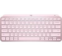 Logitech MX Keys Mini - Mini - Sans fil RF + Bluetooth - Clavier à ciseaux - QWERTY - Rose