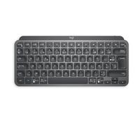 Logitech MX Keys Mini Minimaliste Clavier Sans Fil Illuminé, Compact, Bluetooth, Rétroéclairé, USB-C, Compatible Apple macOS, iOS, Windows, Construction métal - Clavier Francais AZERTY, Gris foncé