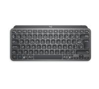 Logitech MX Keys Mini Minimaliste Clavier sans Fil Illuminé | Compact, Bluetooth, Rétroéclairé, USB-C, macOS, iOS, Windows, Linux, Android, Construction métal - Gris foncé