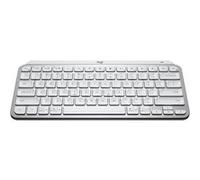 Logitech Clavier sans fil MX Keys Mini – PAN QWERTY, rétroéclairé, Bluetooth – gris pâle