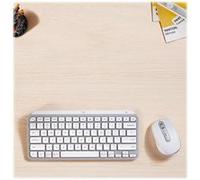 Logitech MX Keys Mini pour les entreprises - Clavier - rétroéclairé - sans fil - Bluetooth LE - QWERTZ - Allemand - gris pâle G