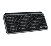 Logitech MX Keys Mini pour Mac - Adaptateur câble minimaliste pour MacBook Pro, MacBook Air, iMac, iPad, Bluetooth, adaptateur avec éclairage intérieur, USB-C, embout souple, DEU QWERTZ - Grau