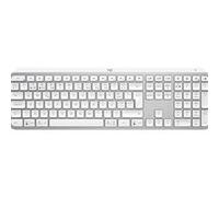 Logitech MX Keys S - Clavier - rétroéclairé - sans fil - Bluetooth LE - QWERTY - Portugais - commutateur : commutateurs à clé à ciseaux - gris pâle G