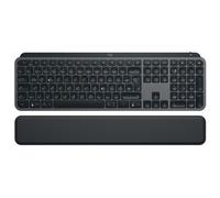 Logitech MX Keys S - Clavier - rétroéclairé - sans fil - Bluetooth LE - QWERTZ - Allemand - commutateur : commutateurs à clé à ciseaux - graphite - avec Palm Rest