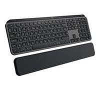 Logitech MX Keys S - Clavier - rétroéclairé - sans fil - Bluetooth LE - QWERTZ - Suisse - commutateur : commutateurs à clé à ciseaux - graphite - avec Palm Rest