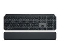 MX Keys S - Clavier - rétroéclairé - sans fil - Bluetooth LE - QWERTZ - Suisse - commutateur : commutateurs à clé à ciseaux - graphite - avec Palm