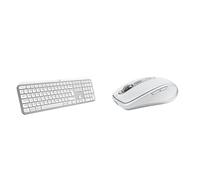 Logitech MX Keys S Clavier sans Fil Rechargeable USB C, Clavier Silencieux, Rétroéclairé MX Anywhere 3S Souris sans Fil Silencieuse, Compacte, Défilement Rapide, Suivi Toute Surface en 8K DPI