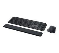 Ensemble Clavier Souris - Sans fil - Logitech - MX Keys S - AZERTY - Rétroéclairé - Graphite