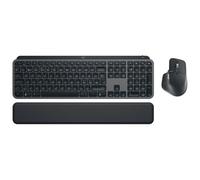 Logitech MX Keys S Combo - Ensemble clavier et souris - rétroéclairé - sans fil - Bluetooth LE - Nordique (Danois/Finnois/Norvégien/Suédois) - commutateur : commutateurs iseaux - graphite - a