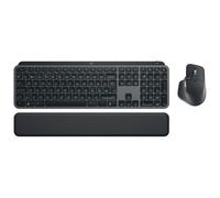 Logitech MX Keys S Combo - Ensemble clavier et souris - rétroéclairé - sans fil - Bluetooth LE - Nordique (Danois/Finnois/Norvégien/Suédois) - commutateur : commutateurs à clé à ciseaux - graphite - a