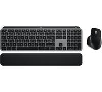 Logitech MX Keys S Combo for Mac, Clavier et Souris sans Fil, Repose-Poignets, Clavier rétroéclairé, défilement Rapide, Bluetooth USB-C pour MacBook Pro, Macbook Air, iMac, iPad - Space Grey - QWERTZ