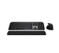 MX Keys S Combo for Mac, clavier et souris sans fil, repose-poignets, clavier retroeclaire, defilement rapide, Bluetooth USB-C