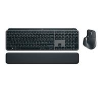 Logitech Pack clavier+souris MX Keys S – Rétroéclairé, Sans fil Bluetooth LE, Nordique, Graphite