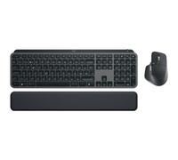 Logitech Clavier et souris MX Keys S Combo sans fil Bluetooth rétroéclairé QWERTZ Suisse Graphite