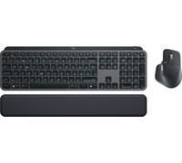 Logitech Clavier et souris MX Keys S Combo sans fil Bluetooth rétroéclairé QWERTZ Suisse Graphite