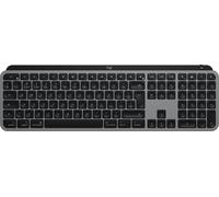 Logitech MX Keys S for Mac clavier Bureau RF sans fil + Bluetooth QWERTY Anglais britannique Aluminium, Noir