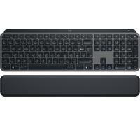 Logitech MX Keys S PLUS Clavier Sans Fil et Repose Poignet, USB C, Silencieux, Plat, Rétroéclairé, Ergonomiques, Programmables, Bluetooth, Windows PC, Linux, Chrome, Mac, AZERTY Français, Gris