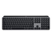 Logitech MX Keys pour Mac - Clavier - rétroéclairé - Bluetooth, 2.4 GHz - QWERTY - Italien - gris sidéral