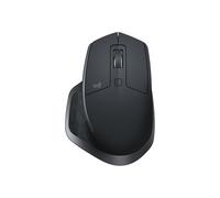 Logitech MX Master 2S - Souris - laser - 7 boutons - sans fil - 2.4 GHz, Bluetooth - récepteur USB Logitech Unifying - graphite - pour Komplett Office Micro R9