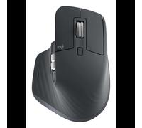 Logitech MX Master 3S Graphite - Souris sans Fil RF + Bluetooth 8000 DPI, 7 Boutons Programmables, 2 Roulettes, Batterie 500mAh, Compatible Windows/macOS/Linux