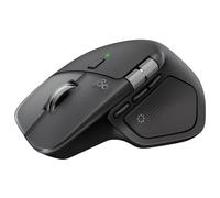 Logitech MX Master 4 for Mac - Souris - 8 boutons - sans fil - Bluetooth, 2.4 GHz - récepteur sans fil USB - noir spatial