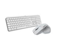 Logitech MX Master 4 for Mac, Souris Bluetooth Ergonomique avec Retour haptique performant avancé, défilement Ultra-Rapide,USB-C + MX Keys S for Mac,Clavier sans Fil, Fluide,AZERTY FR - Blanc argenté