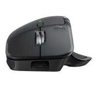 Logitech MX Master 4 - Souris - 8 boutons - sans fil - Bluetooth, 2.4 GHz - récepteur sans fil USB - graphite