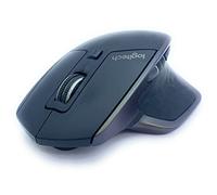 Logitech MX Master, Souris sans Fil, Bluetooth ou 2,4 GHz avec Nano-Récepteur USB Unifying, Suivi sur Toute Surface 1000 PPP, 5 Boutons, Version Amazon, Compatible avec PC/Mac/Portable - Noir