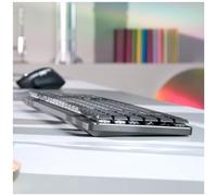 Clavier Logitech Master Series MX Mechanical - Clavier - rétroéclairé - sans fil - Bluetooth LE - QWERTY - International US - commutateur : Clicky - graphite