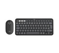 Logitech Pebble 2 Combo tastiera Mouse incluso Universale RF senza fili + Bluetooth QWERTY Italiano Grafite